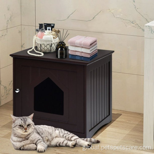 Indoor Outdoor Side Table House Cage Multi-function Pet Cat House Indoor Outdoor Side table Supplier